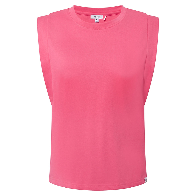 April Womens Vest - Pink Flambe