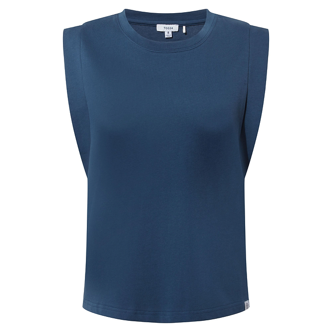 April Womens Vest - Dark Denim