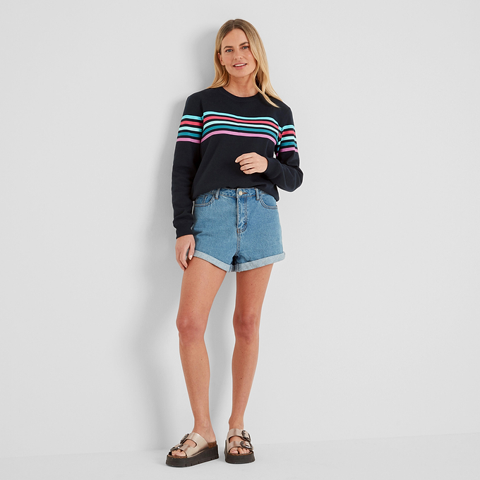 Arianna Womens Sweatshirt - Dark Indigo