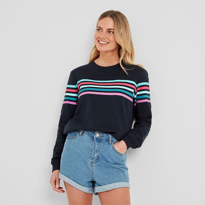 Arianna Womens Sweatshirt - Dark Indigo