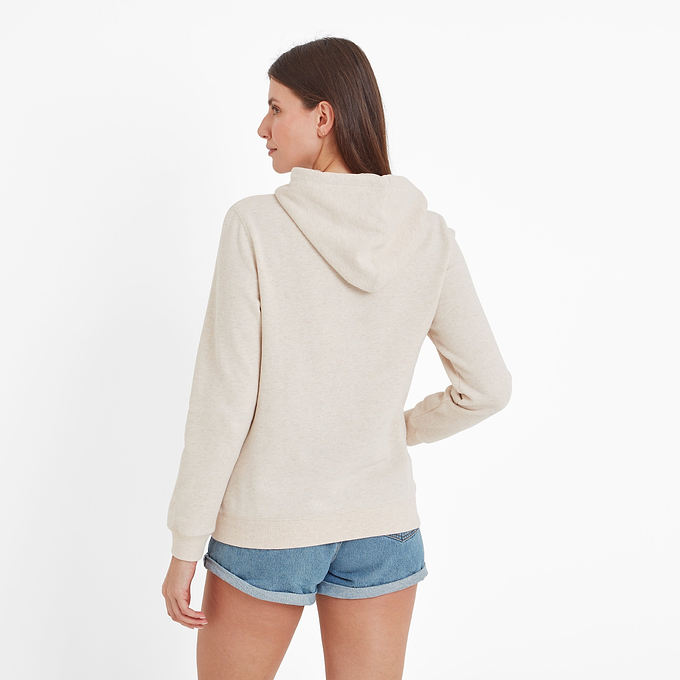 Arizona Womens Hoody - Ecru Marl