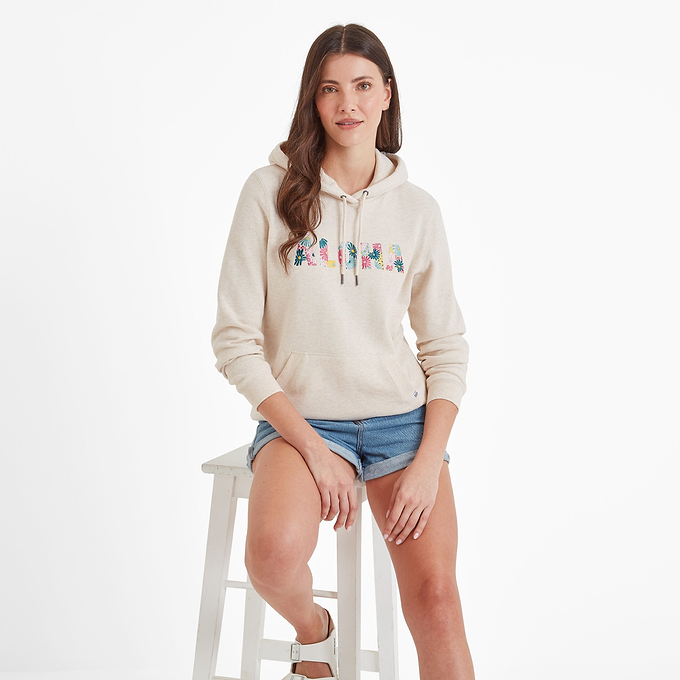 Arizona Womens Hoody - Ecru Marl