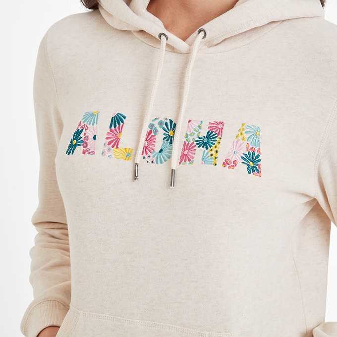 Arizona Womens Hoody - Ecru Marl