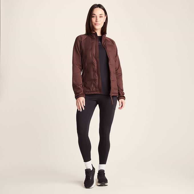 Women's Raspberry Jacket Arna Womens Lightweight Insulated Hybrid Jacket - Raspberry – TOG24