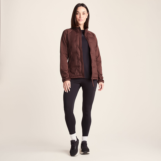 Arna Womens Lightweight Insulated Hybrid Jacket - Raspberry