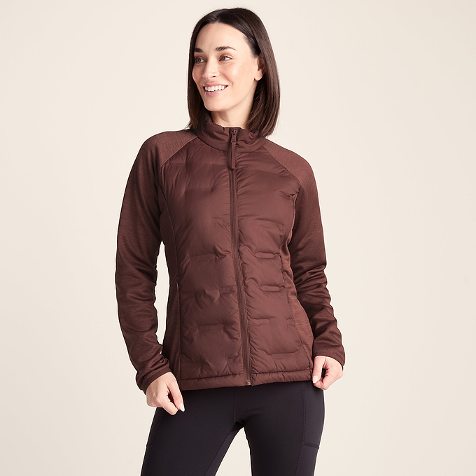 Arna Womens Lightweight Insulated Hybrid Jacket - Raspberry