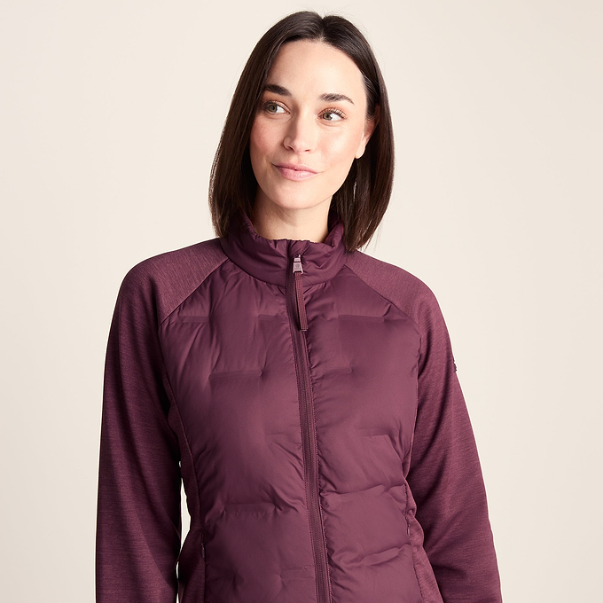 Arna Womens Lightweight Insulated Hybrid Jacket - Raspberry