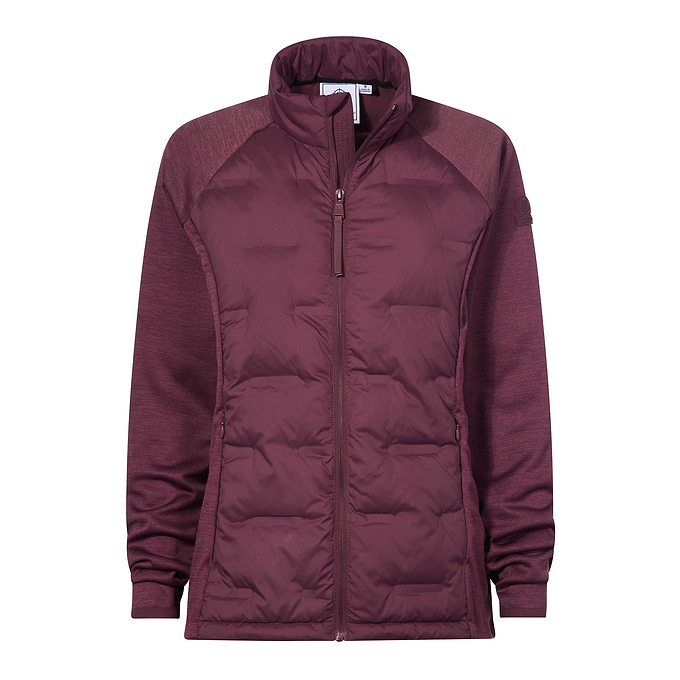 Arna Womens Lightweight Insulated Hybrid Jacket - Raspberry
