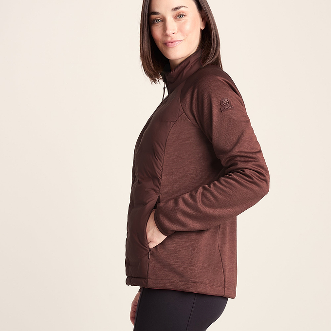 Arna Womens Lightweight Insulated Hybrid Jacket - Raspberry