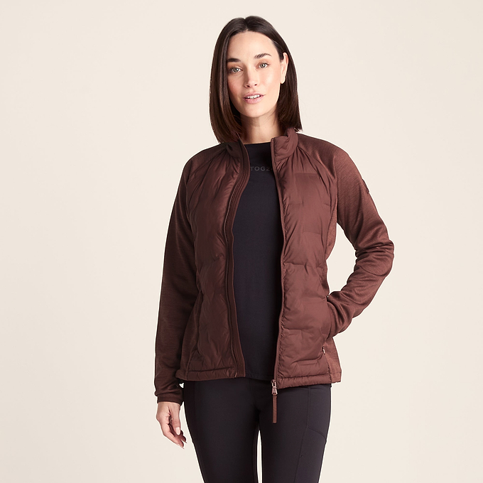 Arna Womens Lightweight Insulated Hybrid Jacket - Raspberry