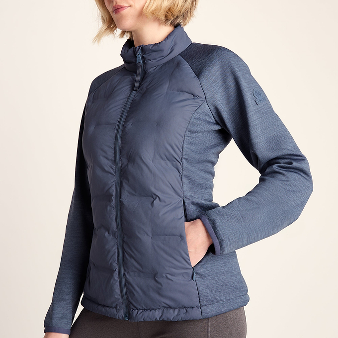 Arna Womens Lightweight Insulated Hybrid Jacket - Smokey Blue