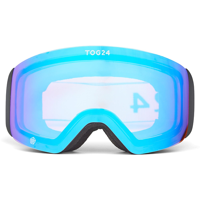 Arosa Goggles - Matt Black/Orange Revo Blue