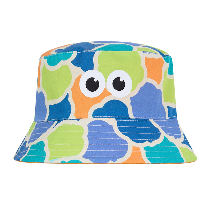 Balkhi Kids Shaun the Sheep Bucket Hat - Lime Cloud Print