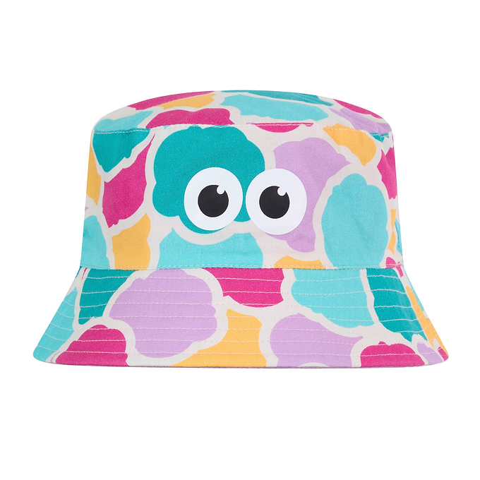 Balkhi Kids Shaun the Sheep Bucket Hat - Pink Cloud Print