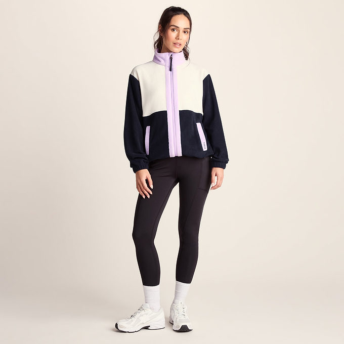 Bardon Womens Relaxed Fit Microfleece Jacket - Dark Indigo