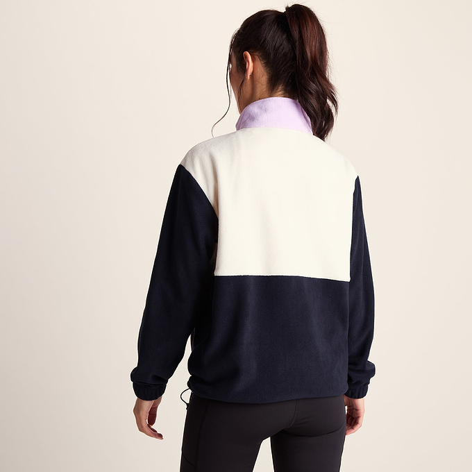 Bardon Womens Relaxed Fit Microfleece Jacket - Dark Indigo