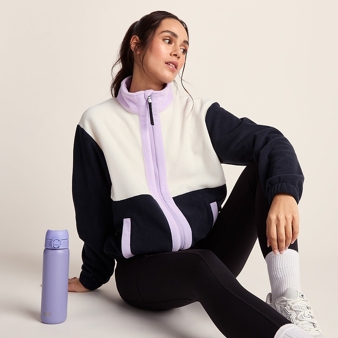 Bardon Womens Relaxed Fit Microfleece Jacket - Dark Indigo