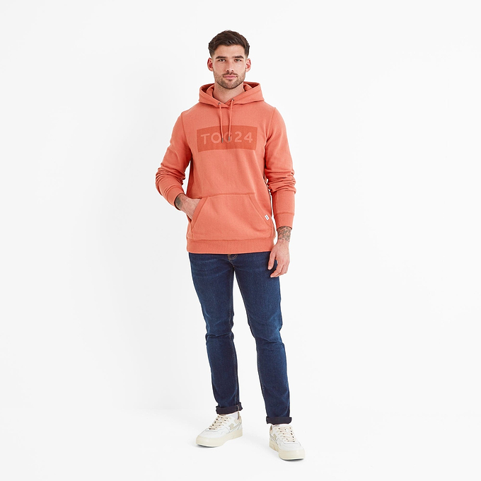 Barron Mens Hoodie - Washed Red