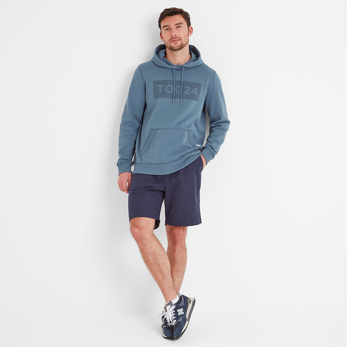 Barron Mens Hoody - Blue Dolphin