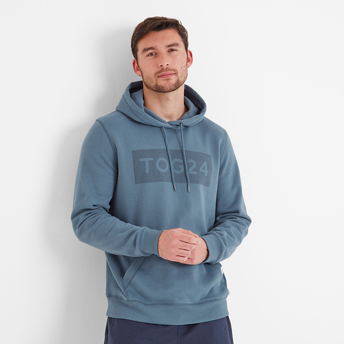 Barron Mens Hoody - Blue Dolphin
