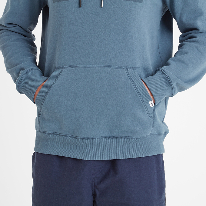 Barron Mens Hoody - Blue Dolphin
