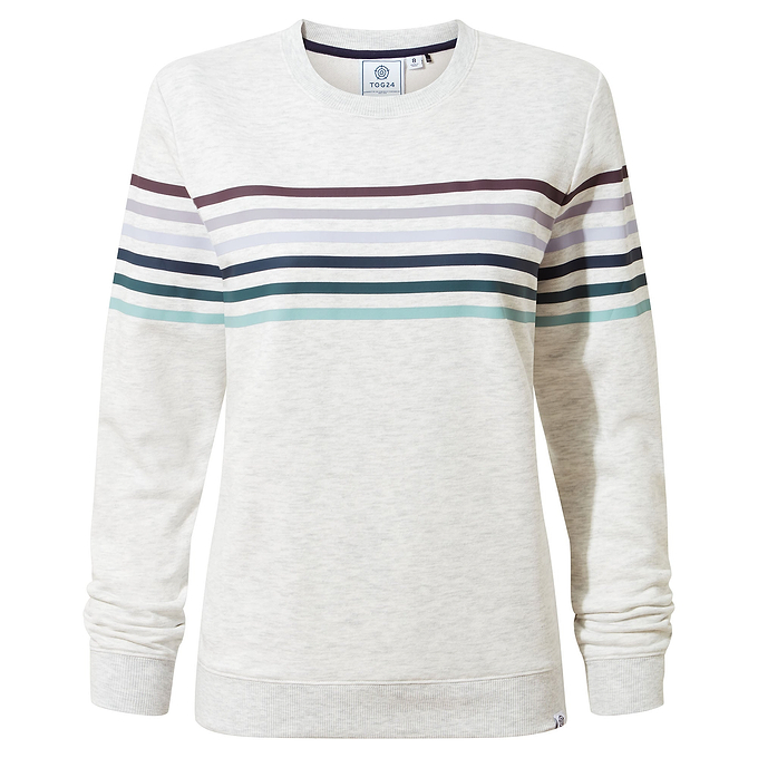 Bayman Womens Sweat - Ice Grey Marl