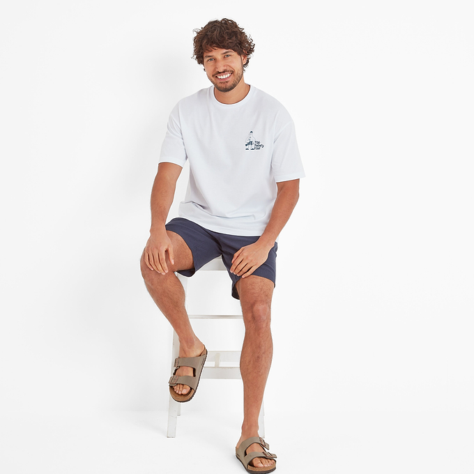 Beach Mens T-Shirt - Optic White