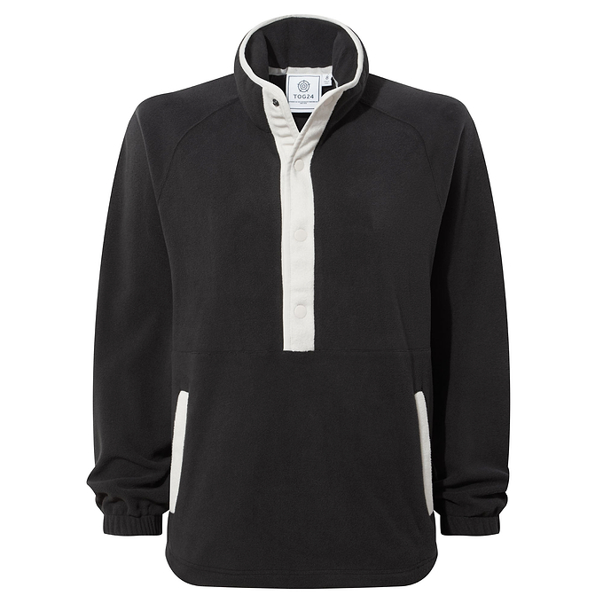 Beasly Womens Half Zip Fleece -  Black