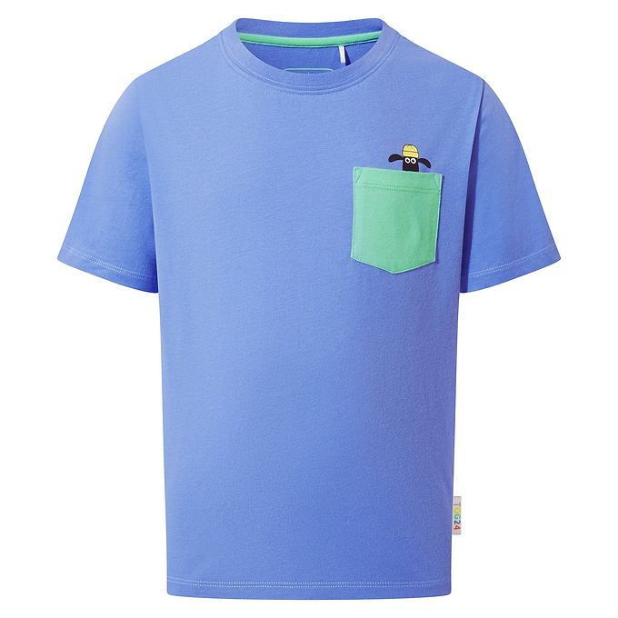 Beltex Kids Shaun the Sheep T-Shirt - Blueberry