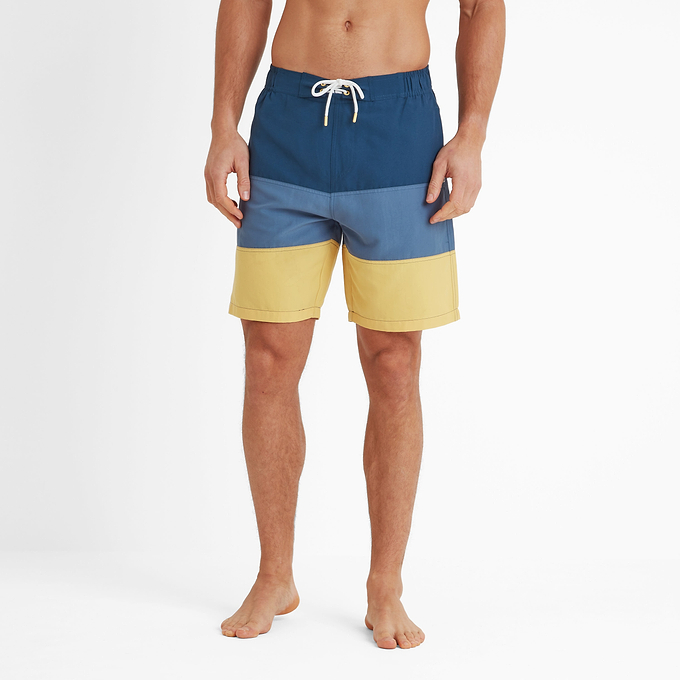 Bendon Mens Shorts - Inky Blue/Blue Dolphin/Sunflower