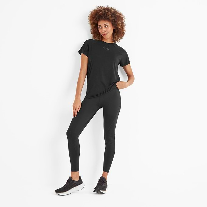 Bethan Womens Sports Top - Black