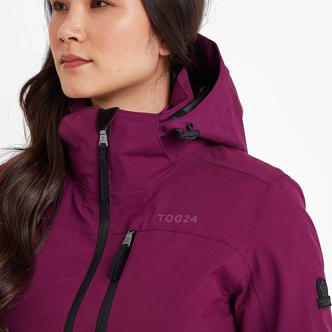 Beverley Womens 3-in-1 Waterproof Jacket - Purple Berry