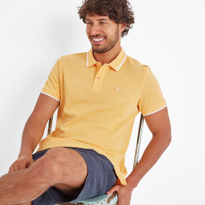 Binsoe Mens Polo Shirt - Sunflower