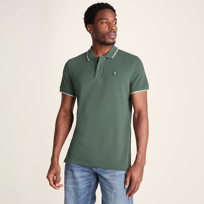 Binsoe Mens 100% Cotton Supersoft Polo Shirt Shirt - Light Forest