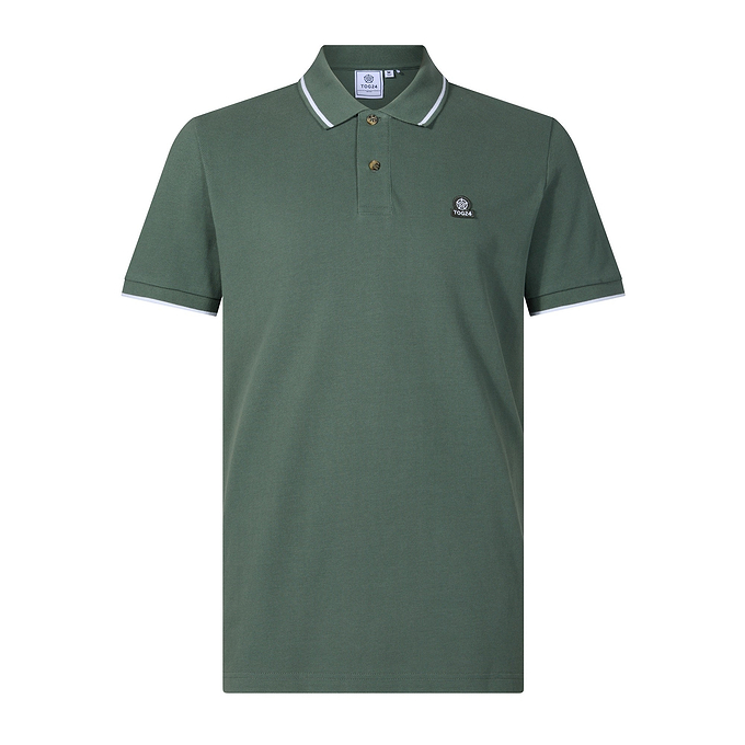 Binsoe Mens 100% Cotton Supersoft Polo Shirt Shirt - Light Forest