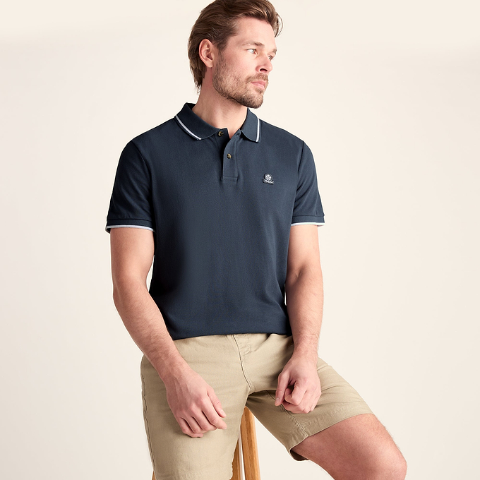 Binsoe Mens 100% Cotton Supersoft Polo Shirt - Aegean Teal