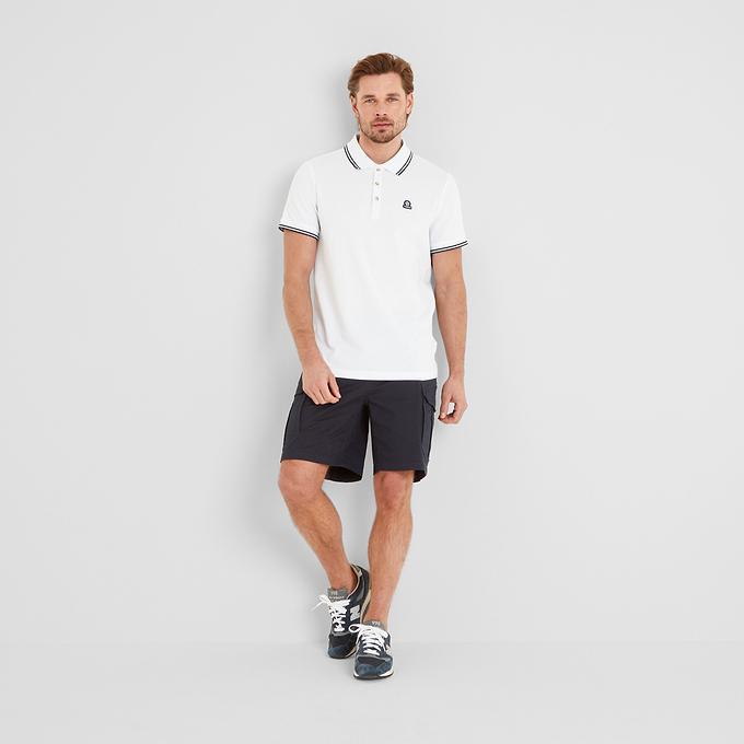 Biston Mens Polo Shirt - Optic White