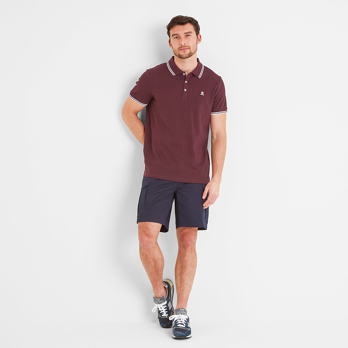 Biston Mens Polo Shirt - Deep Port