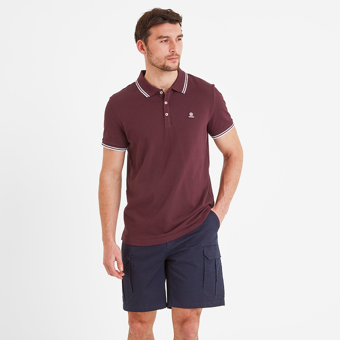 Biston Mens Polo Shirt - Deep Port