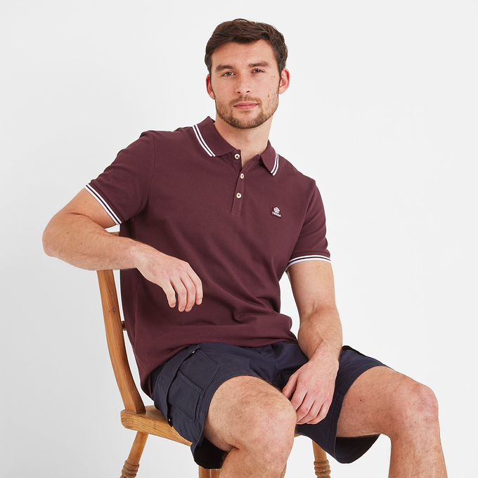 Biston Mens Polo Shirt - Deep Port