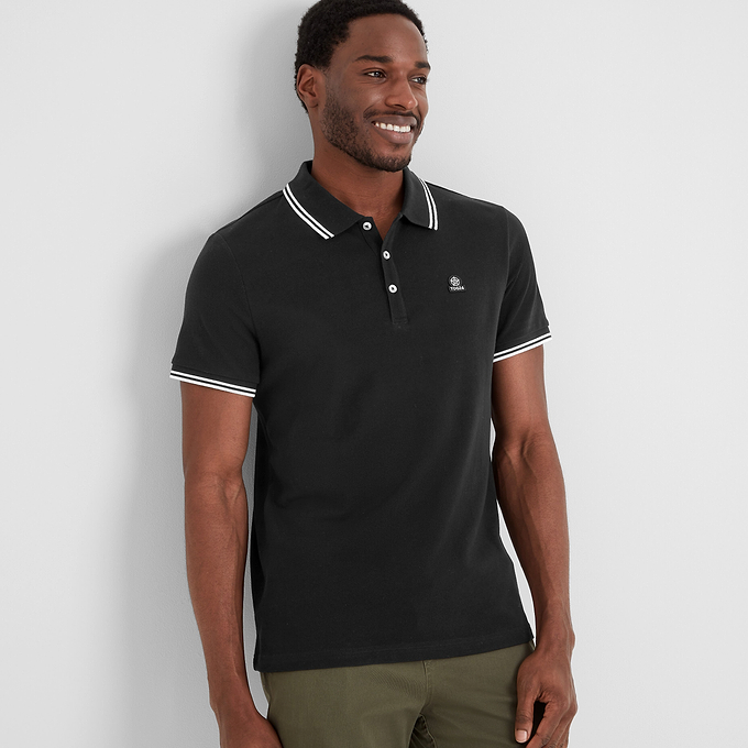 Biston Mens Polo Shirt - Black