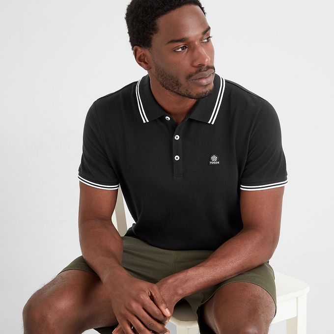 Biston Mens Polo Shirt - Black