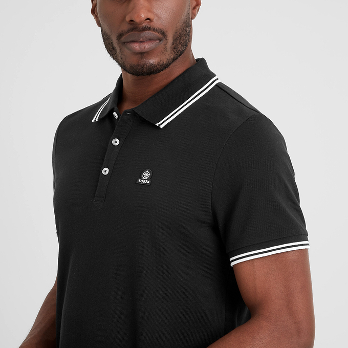 Biston Mens Polo Shirt - Black