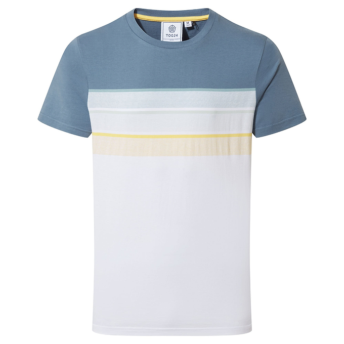 Blaxhall Mens T-Shirt - Blue Dolphin