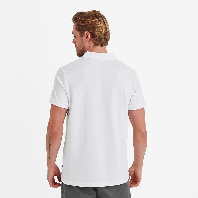 Bolton Mens Polo Shirt - Optic White