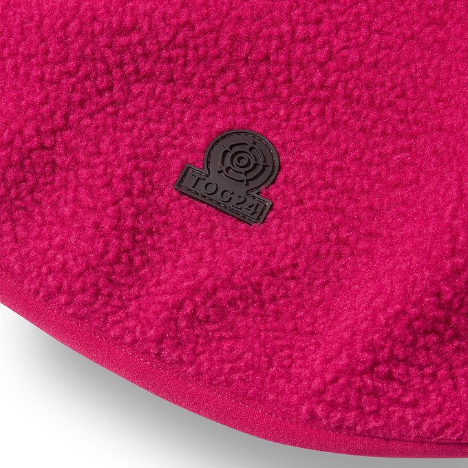 Bow-wow L Sherpa Dog Coat - Cerise