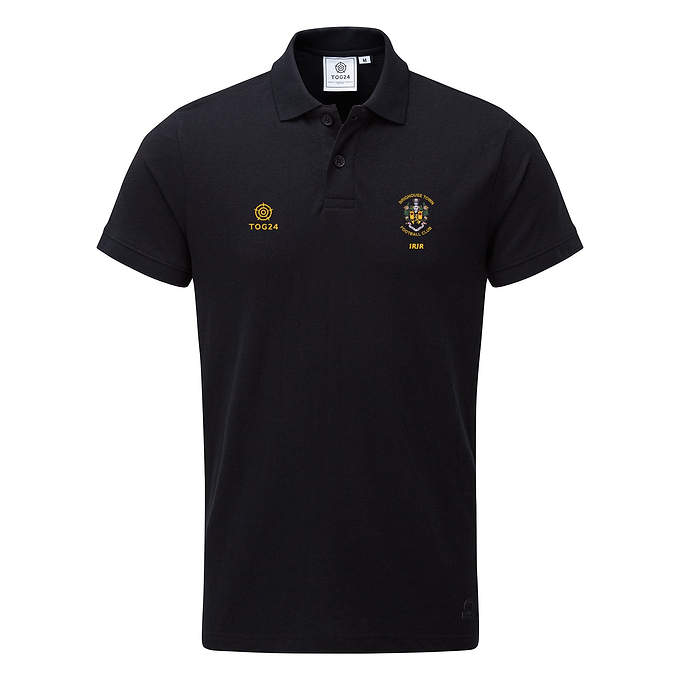 Brighouse Town FC Mens - Bower Polo Shirt Black