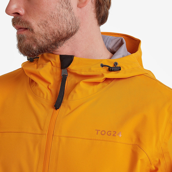 Bowston Mens Waterproof Jacket - Tangerine