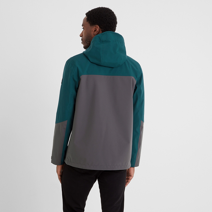 Bowston Mens Waterproof Jacket - Petrol Green