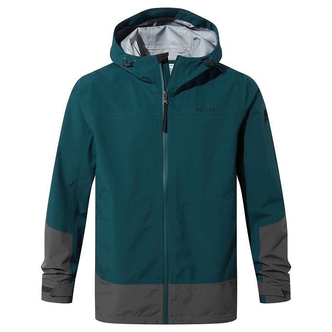 Bowston Mens Waterproof Jacket - Petrol Green
